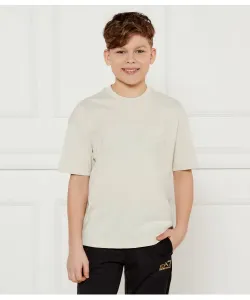 Футболка Oversize fit Ea7, бежевый