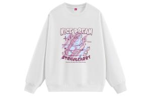 Свитшоты Unisex Crew Neck Moderate Heavyweight Disney, белый fleece-lined
