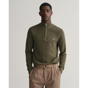 Свитер Gant 8040523 Half Zip, коричневый