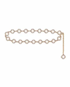 Женский ремень из цепочки Кловер Maje, золотой