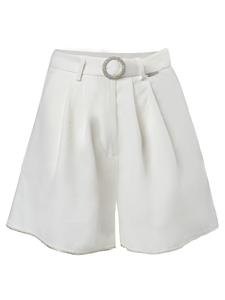 Свободные брюки со складками спереди Influencer, белый