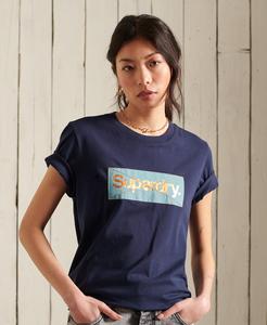 Футболка cl платиновая футболка Superdry, синий