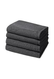 Набор полотенец Ross Vita, 4 штуки, 100x50 см, графитовый