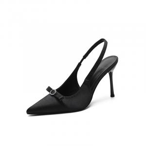 Alxnan Тонкие каблуки на шпильке для женщин черные, цвет Black