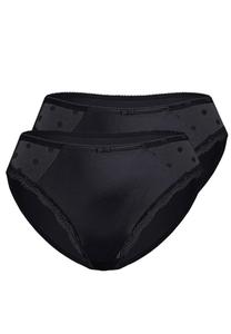 Трусы Sassa DOTTED MESH, черный