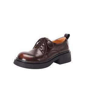 YIKEFEI Лоферы женские коричневые/черные