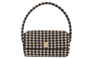 Anine Bing Сумка через плечо с застёжкой в виде логотипа и узором ёлочка