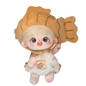 COTTON PLANET Кукла White Gold Chestnut Takoyaki плюшевая кукла высота 20см длина 22см