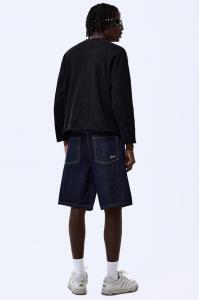 Мешковатые джинсовые шорты-бермуды Pull And Bear, синий