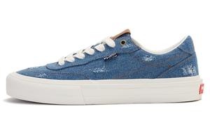 Скейтбордические кеды Flat Top Unisex Low-Top Blue Vision Street Wear