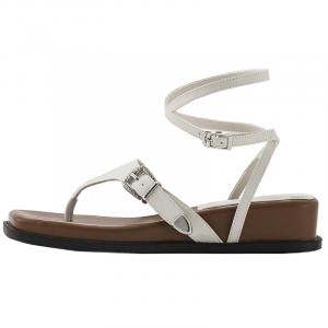 Сандалии с одним ремешком женские Wonderful couple, Ecru