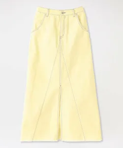 Джинсовая юбка Loveless, цвет Yellow