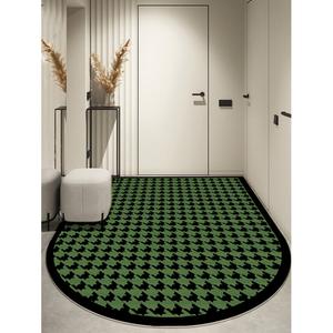 Y U-LIVE Ковер 80х100 см из ПВХ, кожаный, для прихожей, влагонепроницаемый, нескользящий, вертикальный арочный, легкий в уходе