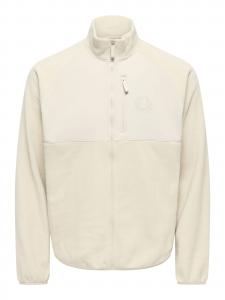 Only & Sons Флисовая куртка 'ONSchuck' в цвете экрю