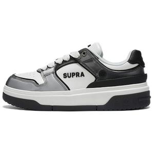 Кроссовки SUPRA Skateboarding Shoes Unisex Low-top Black/White/Gray, черный/белый/серый
