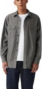 Мужская классическая рубашка Levi's с длинным рукавом, Phillips Black Chambray