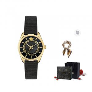 VERSACE Часы New V Circle 36mm, Black