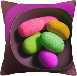 CarXs Декоративная подушка для йоги и медитации с двусторонним принтом Yoga Meditation