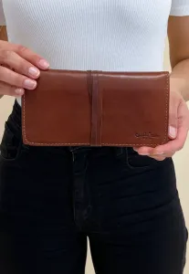 Пенал casper Gusti Leder, Dunkelbraun