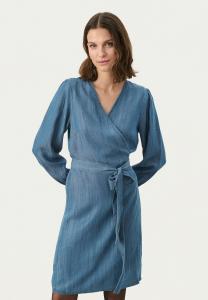 Джинсовое платье Part Two, цвет Medium Blue Denim