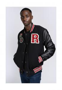 Мужская куртка колледжа FRANCIS BENLEE, черный