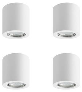 Потолочный светильник Nettlife Mansfield (4er-Set), белый - натуральное волокно - 7 х 7 х 8 см