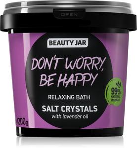 Не волнуйтесь, будьте счастливы! Расслабляющая соль для ванн с ароматом лаванды. Beauty Jar, 1,2 kg