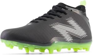 Кроссовки New Balance Rush V4 Mid для лакросса для мужчин, Black/Black/Hi-Lite