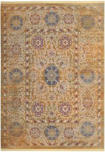 Ковер SAFAVIEH, 84 x 153 см, Sutton Collection Gold / Ivory SUT402C в стиле бохо ориентал с эффектом потертости