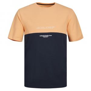 Футболка с коротким рукавом Jack & Jones Eryder Blocking, розовый