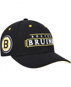 Мужская черная кепка Boston Bruins LOFI Pro Snapback Mitchell & Ness