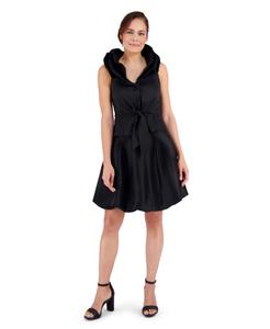 Женская юбка с многослойным воротником и пышным подолом Muse, Black