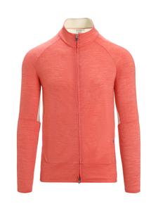 Спортивная толстовка с капюшоном на молнии ICEBREAKER ZoneKnit, красный