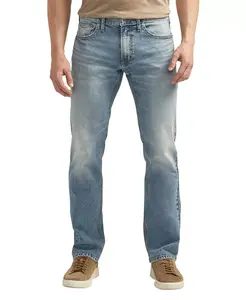 Джинсы Allan Slim Fit Straight Leg Silver Jeans Co., синий