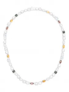 Ожерелья с украшением из камней Darkai, серебристый