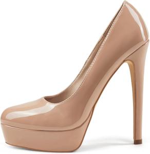 Женские туфли на платформе и высоком каблуке Elisabet Tang, туфли-лодочки с открытым носком, 5,5 дюйма, на шпильке, без застежки, для вечернего платья, свадьбы или выпускного