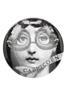 Настенный декор tema e variazioni n.357 capricorn, 3х27 см, Fornasetti, черный