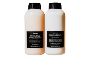 Набор шампуня и кондиционера daweinisi для объема и пышности, уход за волосами, очищение, контроль пушистости 1000мл+1000мл DAVINES, volumizing fluffy shampoo 1000ml + softening conditioner 1000ml