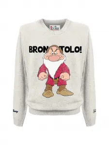 Толстовка с длинными рукавами с принтом Mc2 Saint Barth, белый