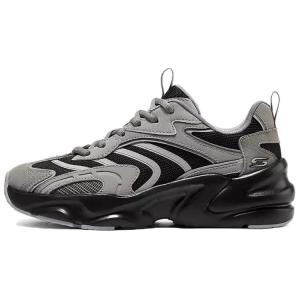 Кроссовки Skechers DLITES Chunky Sneakers Men Low-top Off Black, серый/черный