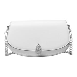 MICHAEL KORS Сумка через плечо из кожи коровы Мила маленькая женская белая