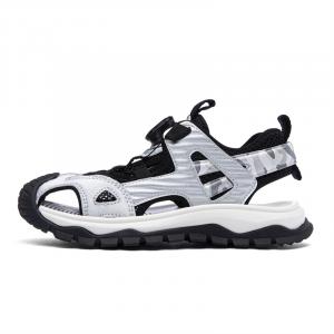 Детские сандалии с противоскользящей подошвой, быстросохнущие, легкие. NAVIGARE, черный/серебряный