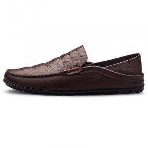 LEXON Мужские повседневные туфли мужские низкие топы коричневые, цвет Brown