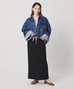 Джинсовая куртка с объемными рукавами United Arrows, цвет Navy