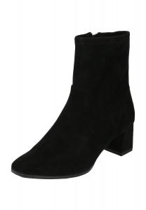 Ботильоны, блочный каблук, велюр, женские Caprice, черный