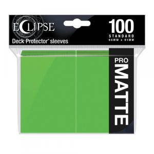 Чехол для карточек Eclipse Matte Standard Sleeves: Lime Green (100) Ultra Pro
