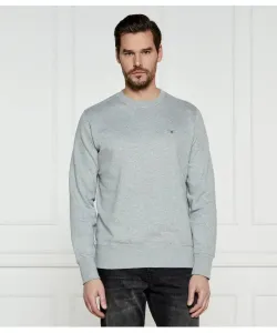 Оригинальная толстовка Shield Regular fit Gant, серый