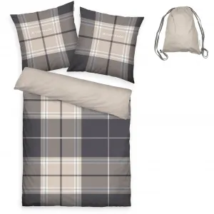 Двустороннее постельное белье Tom Tailor Home Эрик, бежевый