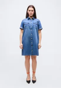 Платье карлиса, джинсовое платье Only Carmakoma, Medium Blue Denim