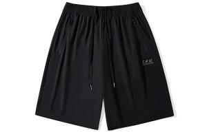 361° Повседневные шорты Unisex Pure Black Thin